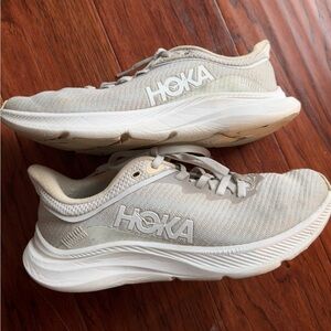 Hoka One One Solimar Womens 7.5 Shoes Gray Running Walking 1123075 NCSH Sneakers